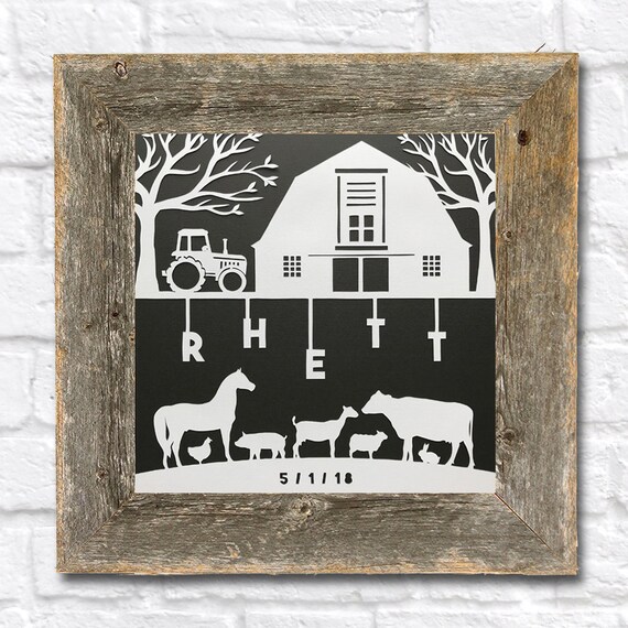 framed nursery wall art