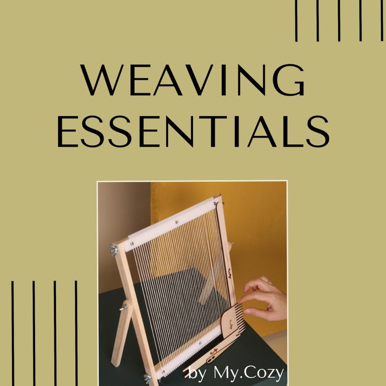 Learn to weave Video Tutorial PDF . Essentials Weaving class Etsy