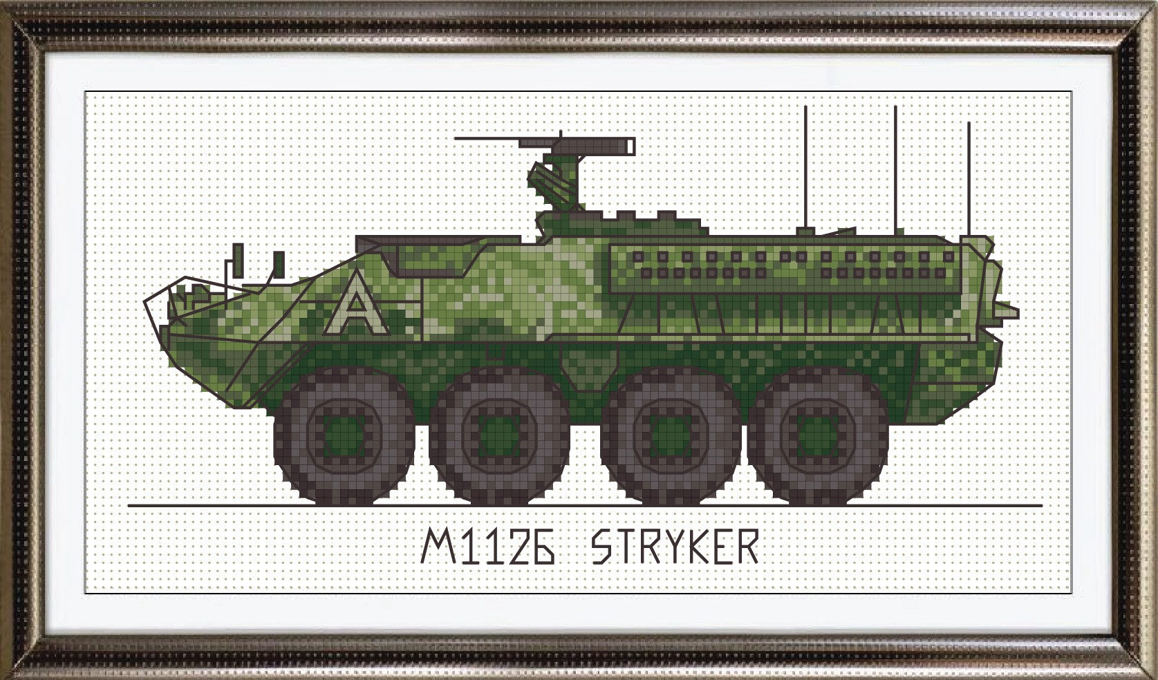 US Army tank cross stitch pattern BOGO free war machine Etsy