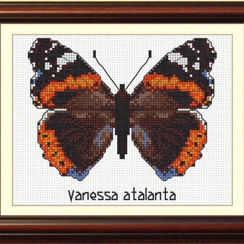 Butterfly Cross Stitch Pattern Instant Download Free Etsy