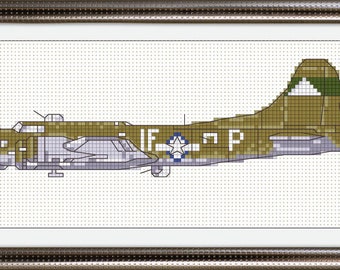 WW2 Memorial Fly Past Full Counted Cross Stitch Kit 18ct