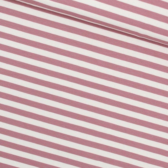 Striped Double-sided Terry - Oeko-Tex® European Import - Pink / White Striped Double-sided Terry - Oeko-Tex® European Import - Pink / White