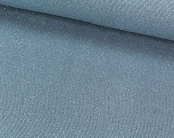 Bündchenstoff Lurex Rib Jersey Strickschlauch Baumwolle Elastisch Glitzer Stoff Meterware Oeko-Tex Bündchen Stoff für Kleidung Kinderstoffe