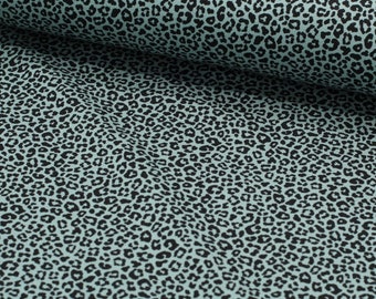 Jersey leopard spots Dusty Green 0.5 meters