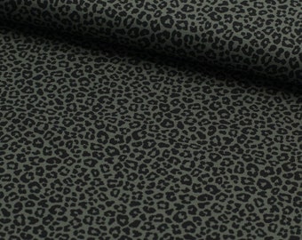 Jersey Leopard Spots Khaki 0.5 Meter