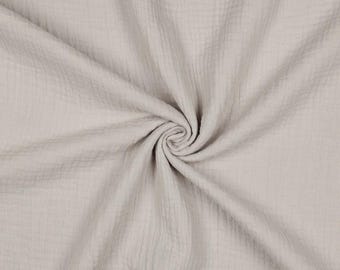 Muslin Fabric Double Gauze Cotton Fabric by the Yard Soft Breathable Fabric for Baby Clothes Summer Dress Sewing Fabric 100% Cotton
