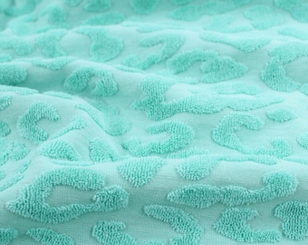 Cotton jacquard leopard print Oeko-Tex from 0.5 meters