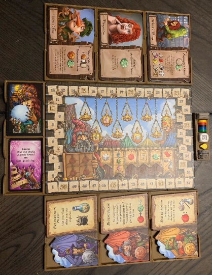 Quacks of Quedlinburg compatible game organizer STL ONLY