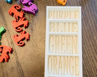 Organizzatore di gatti di giochi base compatibile con Isle of Cats Solo STL