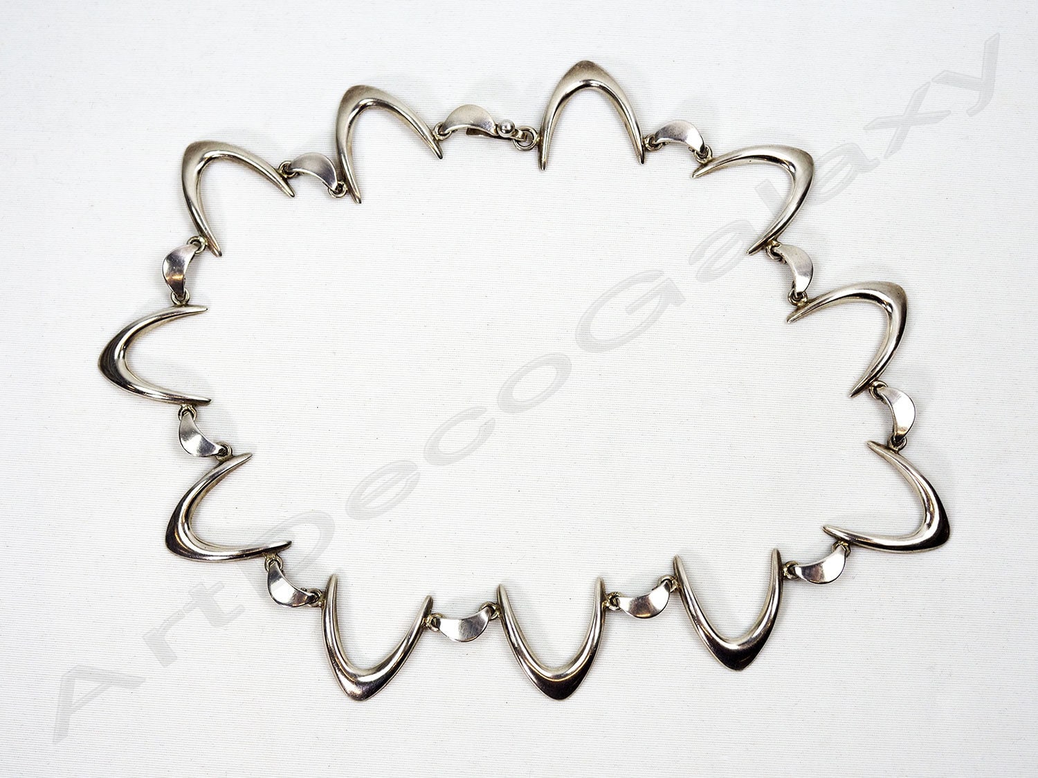 Arne Johansen Sterling Silver Boomerang Necklace Denmark Arne Johansen Sterling Silver Boomerang Necklace Denmark