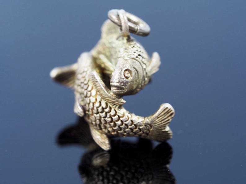Kollmar/&Jourdan German Silver Pendant Zodiac Symbol-Circa 1920