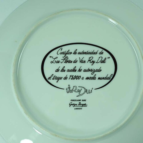Dali Limoges Porcelain Limited Edition Plate 