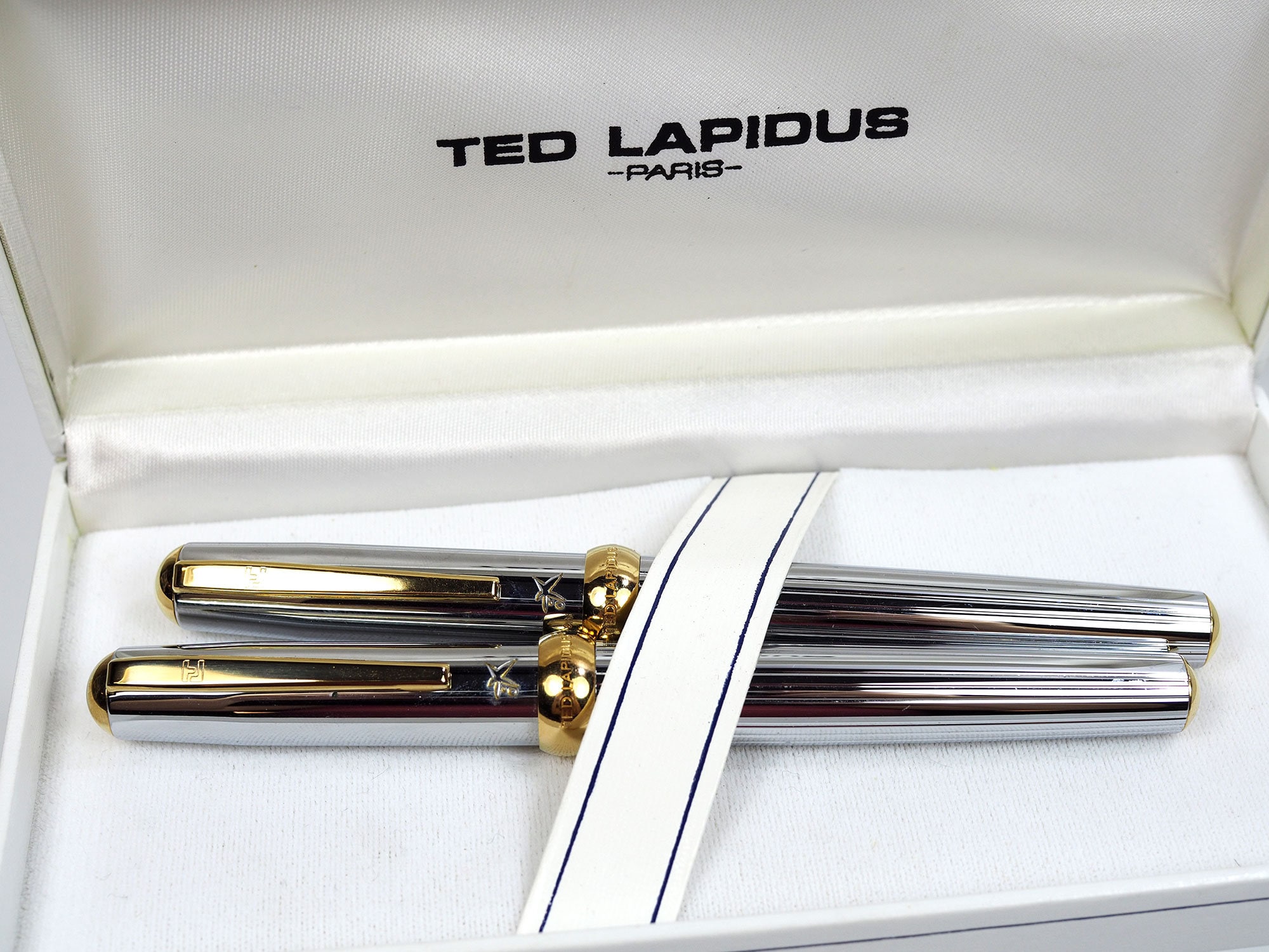 Ted Lapidus Paris Two Fountain Pen Set in Original Box - Etsy Polska