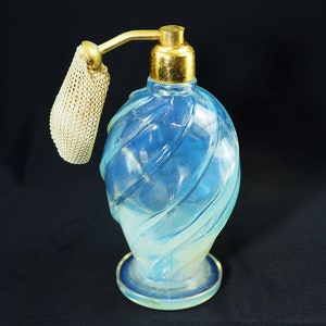 Art-deco Franse opalen parfumverstuiver