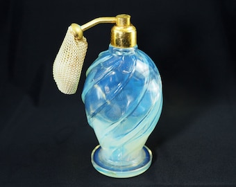 Art Deco French Opalescent Perfume Atomizer