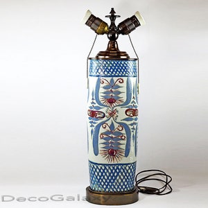 Mid-Century Royal Copenhagen Faience Lamp by Marianne Johnson-Circa 1960s