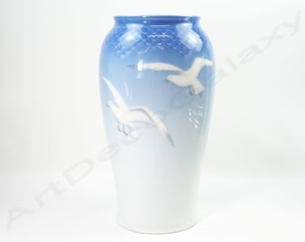 Copenhagen Bing & Grohdahl Seagull Porcelain Vase Large