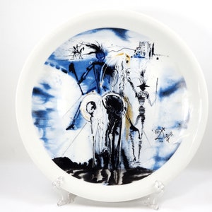 Salvador Dali Porcelain Plate "Don Quixote & Sancho Panza"- 1970