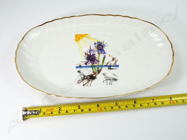 Salvador Dal\u00ed Porcelain Dish Flores Dalinianas