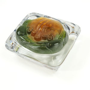 Vintage French Daum Art Glass Paperweight-Circa 1970s