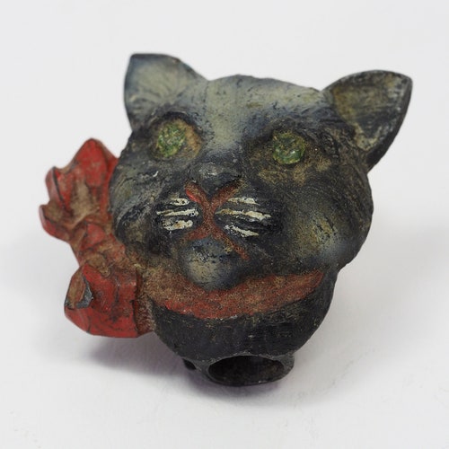 Antique Halloween Black Cat Pencil shops Sharpener-Circa 1920s