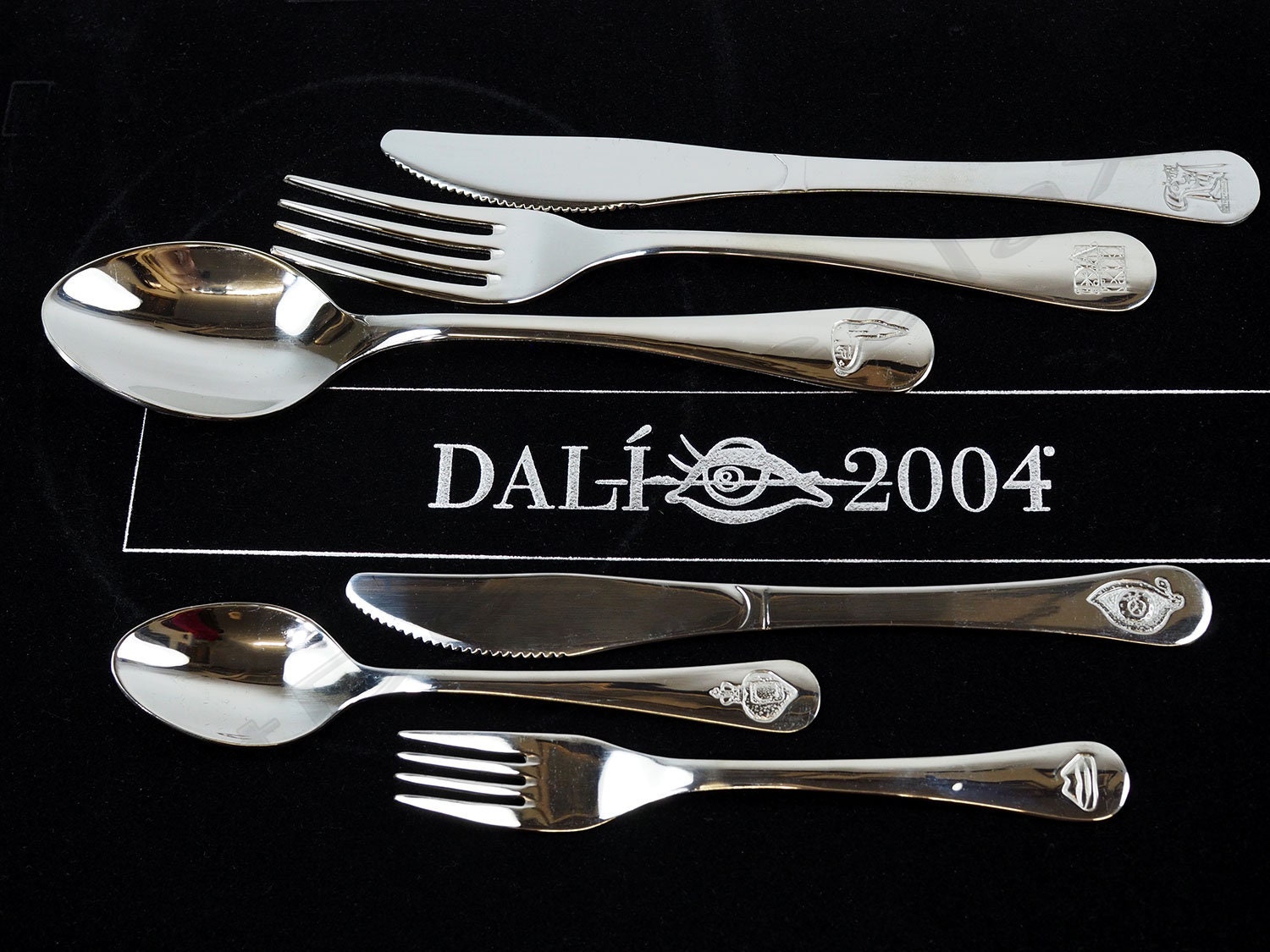 Salvador Dalí Cutlery Set for Six Engraved With His Artworks - Etsy