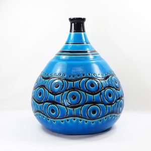 Longwy Art Deco Primavera Vase France, Circa 1920s