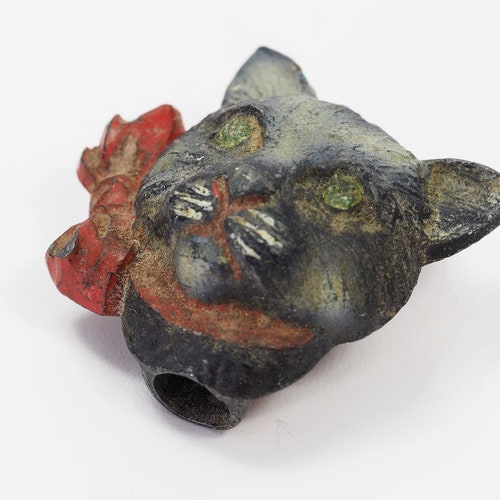 Antique Halloween Black Cat Pencil shops Sharpener-Circa 1920s