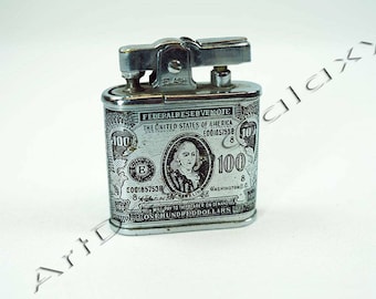 Vintage One Hundred Dollar Bill Lighter-Circa 1920