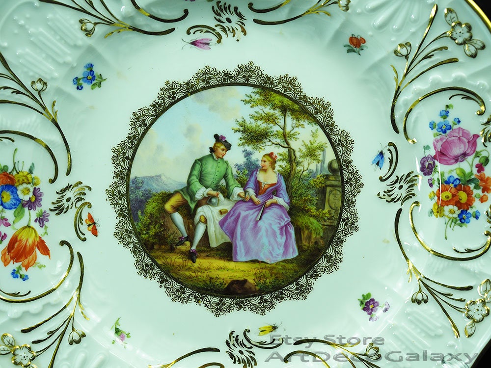 アンティーク マイセン プレート 19 世紀 - Etsy 日本