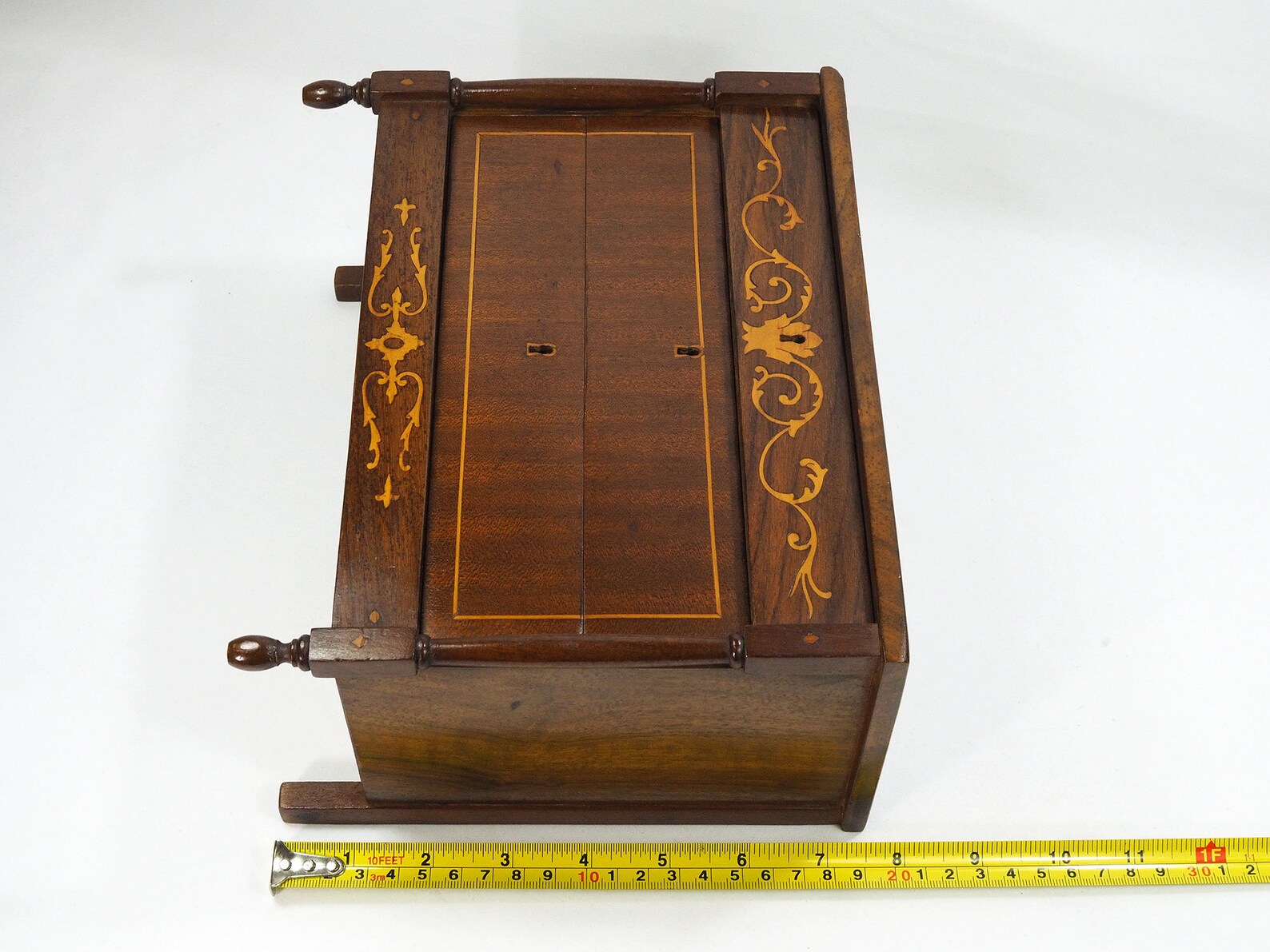 Antiguo francés exótico madera marquetry vendedor muestra | Etsy