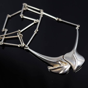 Bjorn Weckstrom Lapponia Silver Necklace