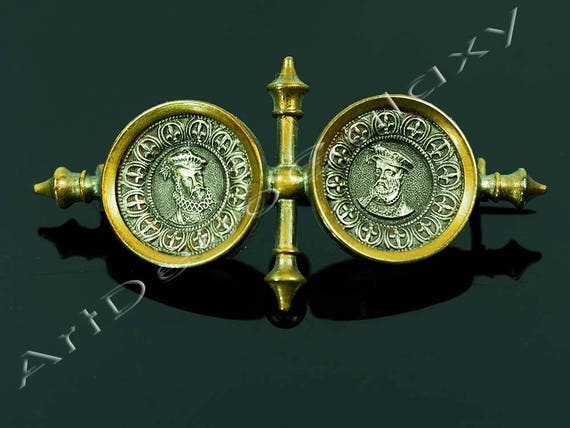 Antique Gothic Revival Style Brooch