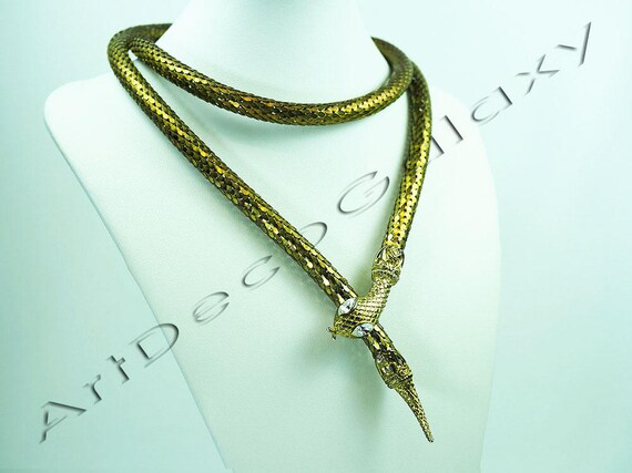 Vintage Snake Snap Belt or Necklace