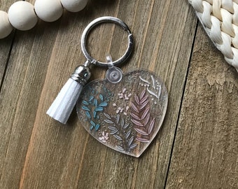 Heart Keychain | Acrylic Keychain | Backpack charm | Bag Charm | Gift Idea
