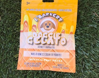 Doggie Gelato- Honey and Bannana 20 serve pack