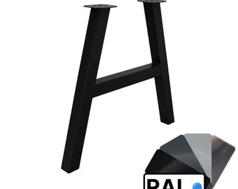 Table runner, made-to-measure table frame, metal table leg, steel table leg, industrial design, handmade, furniture leg, dining table leg, dining room table leg