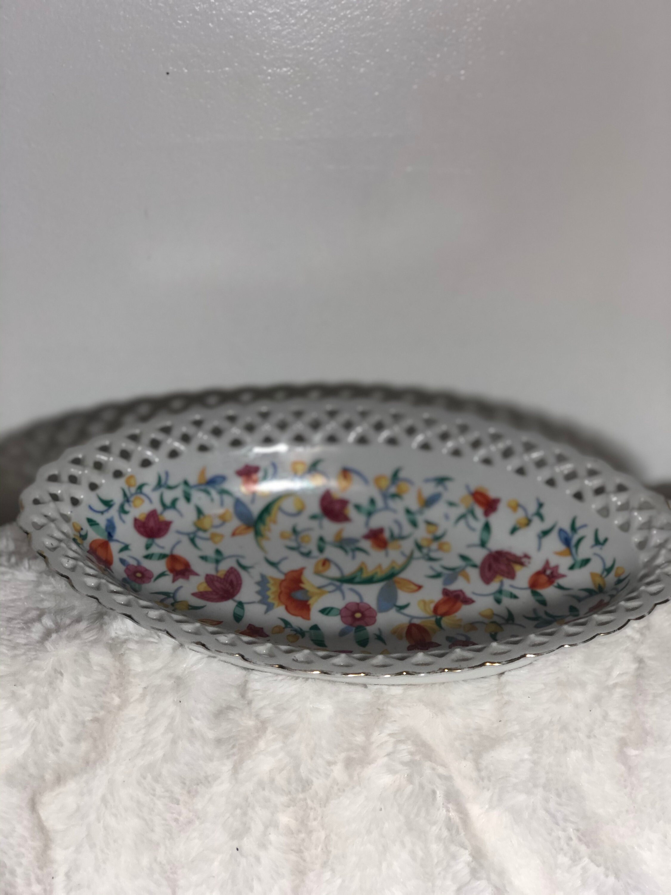VINTAGE Bread Plate/ Candy Dish Porcelain Etsy