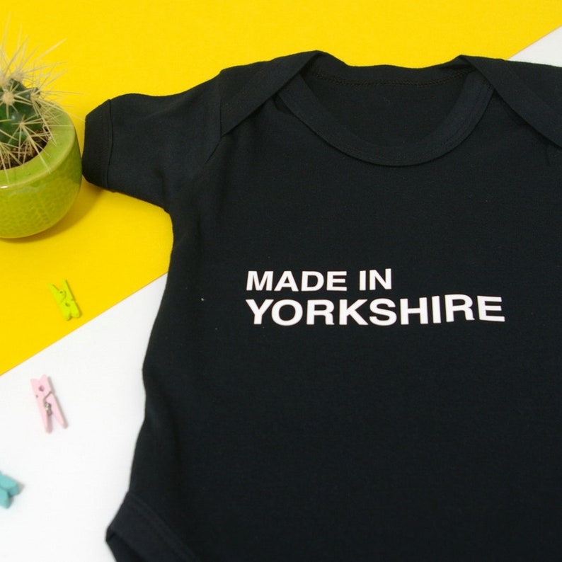 Peronalised Made in Baby Grow Bodysuit