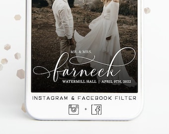 Wedding Instagram Story Filter! Calligraphy Instagram Filter. Script Instagram Filter. Instagram Wedding Filter. Instagram Stories Filter.