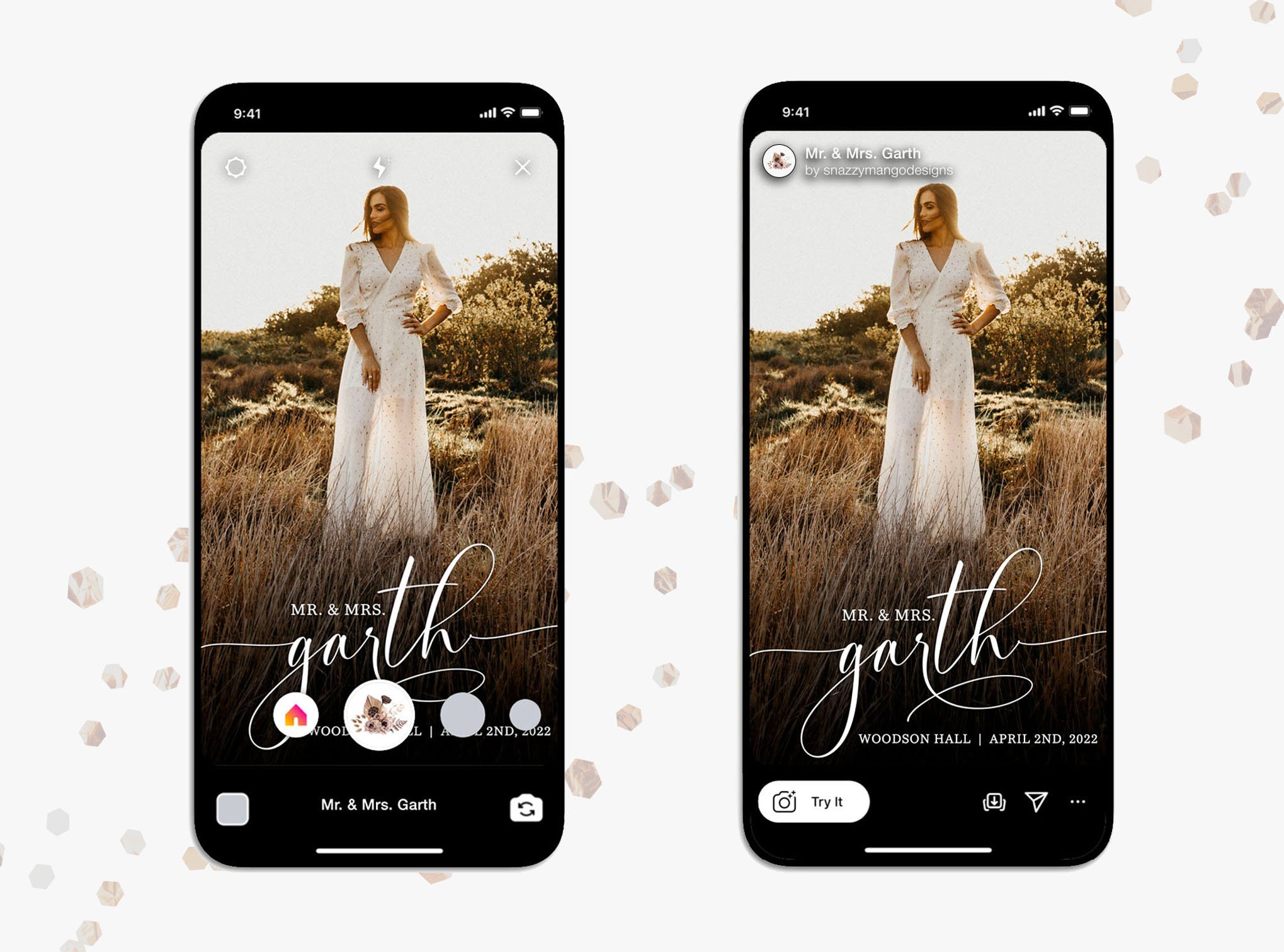 Custom Wedding Instagram Filter Script Instagram Filter Etsy UK