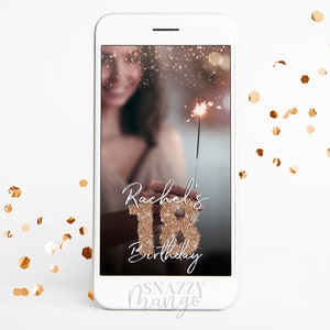 INSTAGRAM Birthday Filter Facebook Filter, Instagram Story Filter, 18th Birthday Filter Instagram Stories Filter, Birthday Party Filter image 7