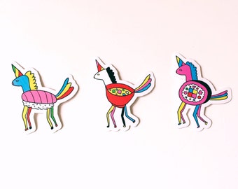 960 Kawaii Cute Stuff Sticker Pad Book Recollections Sushi Cactus Unicorn Japan