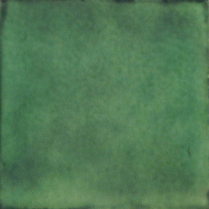 May include: A solid green square tile with a slightly textured surface.