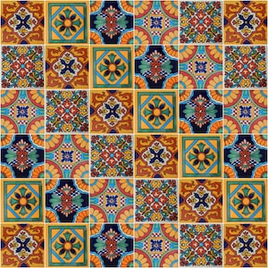 3x3 16 Pcs Picota Talavea Mexican Tile - Contempoay - Houzz