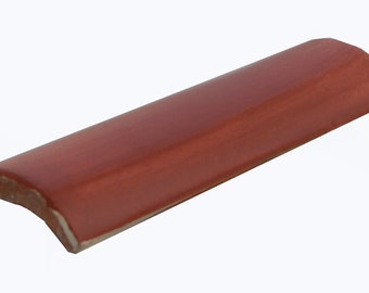 25 Mexican Molding Ceramic Bullnose Mexican Trim Tiles Terracotta