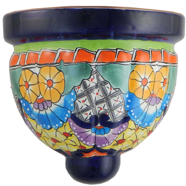 Outdoor Wall Hanging Planter Ceramic Etsy