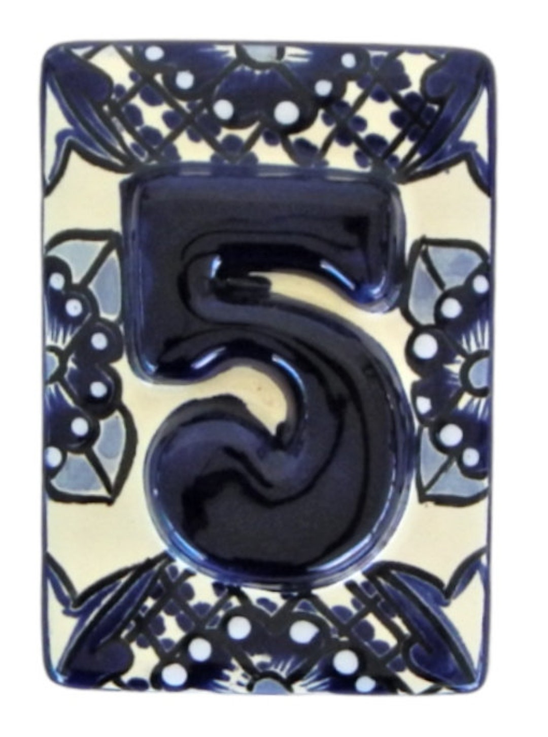 Mexican Tile House Numbers Address Numbers Ceramic House Number