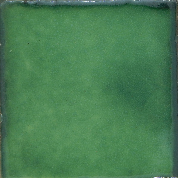 40 piezas Talavera Mexicano Pintado a Mano Azulejo Arte Popular Azulejo 6X6 S002 Verde Lavado