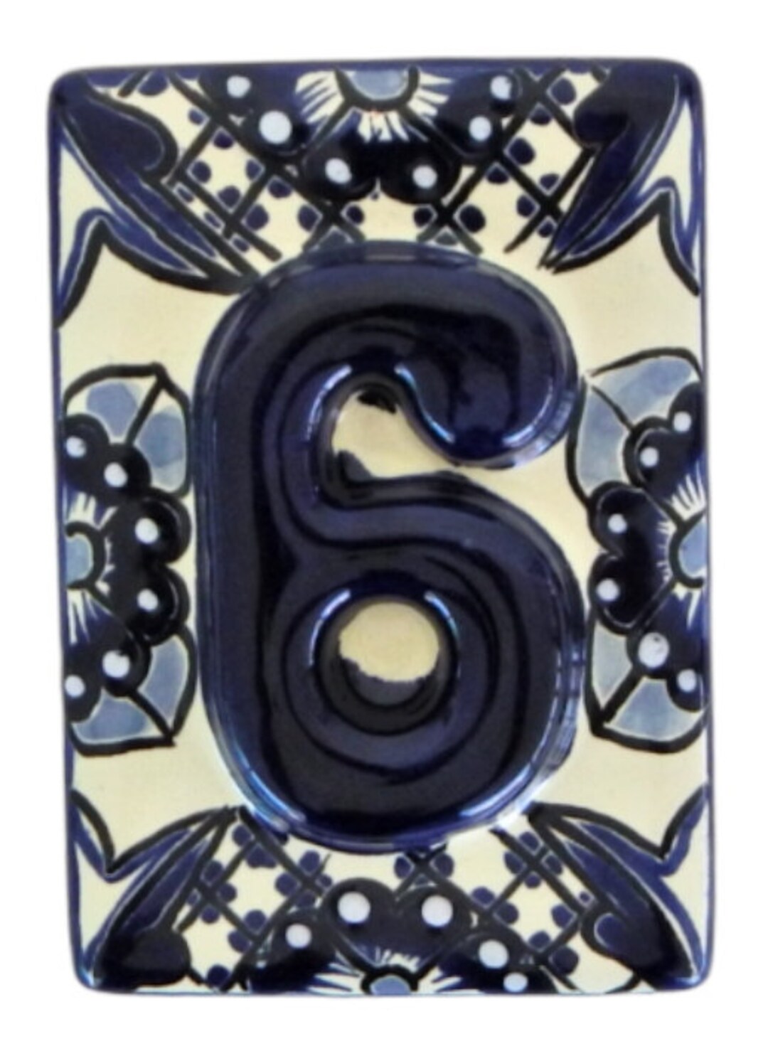 Mexican Tile House Numbers Address Numbers Ceramic House Number